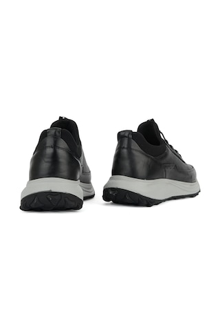 Ziya, Erkek Hakiki Deri Sneaker 161423z522 Siyah 161423z522 000