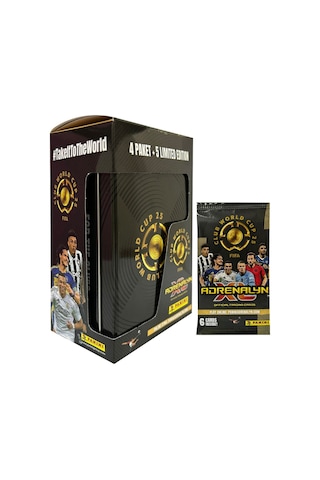 Toyika Panini Club World Cup 25 Lisanslı Orijinal Tin Teneke Kutu Trading Kartları Cards Koleksiyonluk