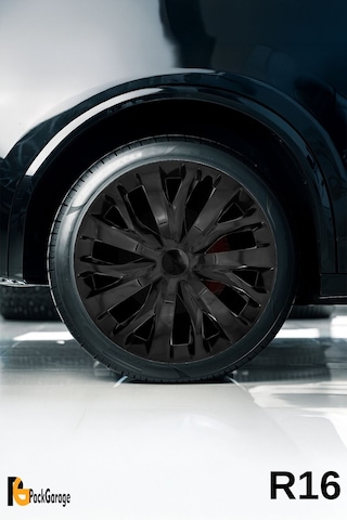 Renault Clio 16'' İnç Jant Kapağı 4 Adet Siyah S116