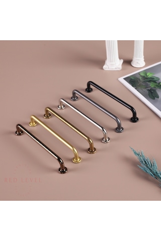 Liva Antik Sarı 96 Mm Modern Lüks Metal Kulp Modelleri Mutfak Dolap Çekmece Mobilya Kulbu Antik Sarı
