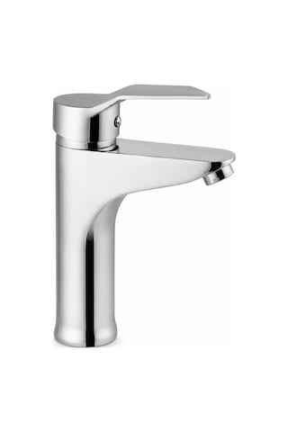 Spektra Yüksek Lavabo Bataryası - Çanak Lavabo İçin Uzun Musluk, Krom Kaplama Pirinç Gövde Lüks Banyo Bataryası