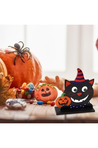 Lijinxu Cadılar Bayramı Masa Süslemeleri Parti Topper S Için