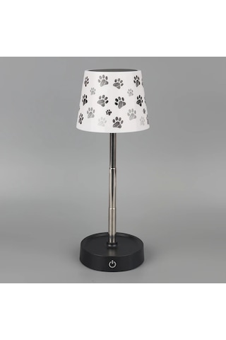 Willowhaven Siyah Beyaz Renk Pati Yaratıcı Masalık Usb Şarj Edilebilir Sensörlü Aydınlatma Füme