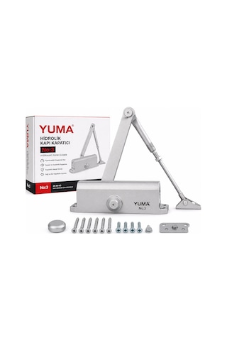 Yuma Hidrolik Kapı Kapatıcı, No 3 Kapı Yayı, Hidrolik Kapı Yayı, Otomatik Kapı Kapatıcı, Kapı Kapatma Mekanizması, Kapı 1 Adet Kapı Hidroliği