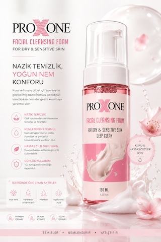 Proxone Hassas Ciltler İçin Temizleme Köpüğü 150 Ml