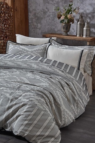 Ecocotton Colossae Çift Kişilik Nevresim Takımı Siyah 200x220 Cm Siyah