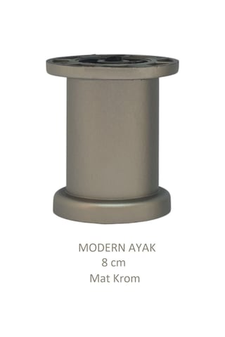 Modern, Düz Ayak 8 Cm Krom, Tv Ünitesi, Koltuk Altı , Dolap Ayağı, Vidaları Hediye Krom