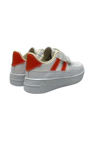 Çocuk Sneaker Spor Ayakkabı Beyaz - Turuncu-beyaz - Turuncu