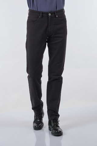 Legato Boru Paça Normal Bel Siyah Erkek Pantolon PNT24380 Siyah