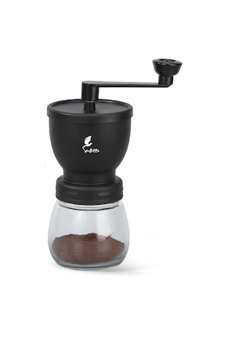 Matera Seramik Öğütücülü Cam Kahve Değirmeni Öğütücüsü