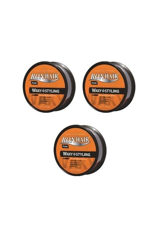 Bonhair Profesyonel Waxy Styling Fruite Wax 3 x 150 ML