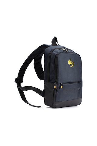 Newish Polo Unisex Quatro Kumaş Notebook Bölmeli Kulaklık Çıkışlı Mini Sırt Çantası Okul,günlük,seyahat Siyah