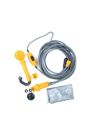 Geekyou 12v Elektrikli Taşınabilir Dışarı Duş Seti, Sabit Akışlı Pompa İle Kamp, Araba Yıkama, Evcil Hayvan Temizliği İçin Diğer