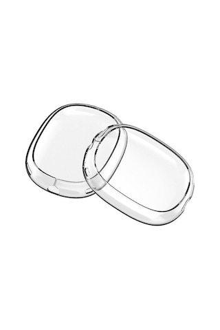 Airpods Max Tpu Kablosuz Kulaklıklar İçin 2'li Yumuşak Şeffaf Koruma Paketi