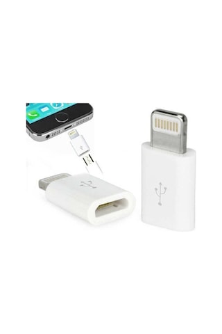 Hdx5049 4444 Otg Mıcro Usb To iOS 1 Adet Apple Uyumlu iPhone 'yi Micro'ya Dönüştürür