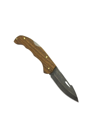 Argeus Ahşap Saplı - Model 1 Katlanır Oudoor Cep Çakısı Çok Renkli