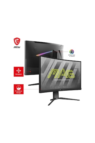 MSI Mag 325CQRF-QD 31.5" 1 MS 2K Curved 170 Hz Oyuncu Monitörü Teşhir
