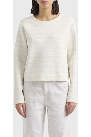 Emporio Armani Kadın Sweat 3d2m6h 1jhsz F126 Beyaz