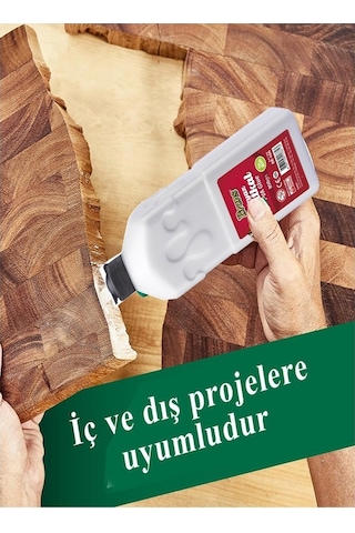 Beyaz Tutkal 850 Gr 2 Adet Brons Beyaz Mobilya Yapıştırıcısı Tutkalı 850 Gr Ahşap Tutkalı Su Bazlı Çok Amaçlı Beyaz