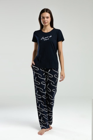 Arnetta Kadın Lacivert Pijama Takımı Lacivert