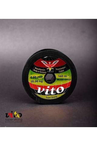 Vito 160 Mt Yeşil Fluorocarbon Kaplama Misina 0,50mm