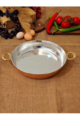 Bakır Pilav Tencere 27 Cm