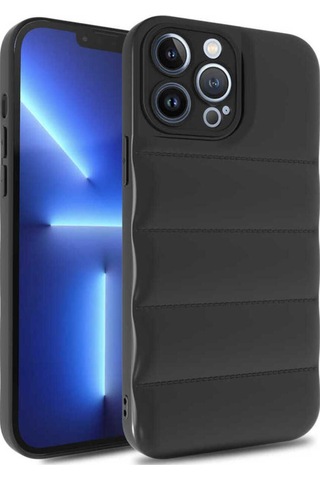 Apple Uyumlu iPhone 12 Pro Max Kılıf Zore Kasis Kapak Siyah