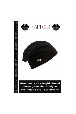 Hadpols Premium Kışlık Başlık Temel İhtiyaç Mevsimlik Giyim Pro Polar Bere Thermoform Diğer