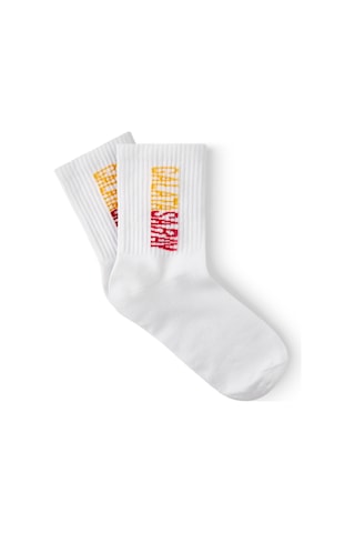 Gsstore Galatasaray Unisex Çorap K252281 Ekru