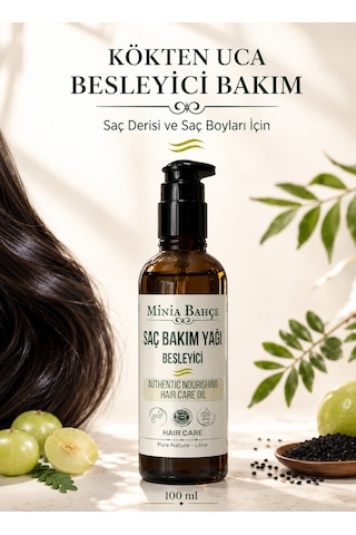 Minia Bahçe Besleyici Saç Bakım Yağı 100 ML
