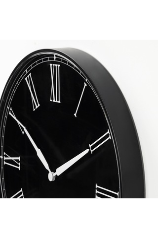 Ikea Drabblıng Duvar Saati 52 Cm Siyah