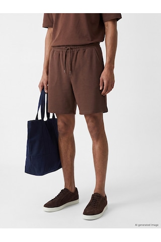 Lcw Vision Kahverengi Regular Fit Soft Touch Erkek Şort
