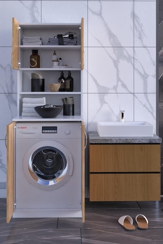 Dekorfim DF03101KAC Çamaşır Makinesi Dolabı Banyo Dolabı