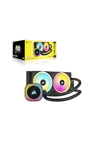 Corsair İcue Lınk H100i Rgb Cw-9061001-ww 240mm Siyah İşlemci Sıvı Soğutucu
