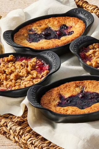 Le Creuset 4 Lü Mini Oval Döküm Fırın Ve Sunum Seti Fırın Tepsisi Siyah 15 Cm