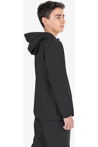 Lescon Siyah Çocuk Fermuarlı Kapüşonlu Sweatshirt 23n-3101