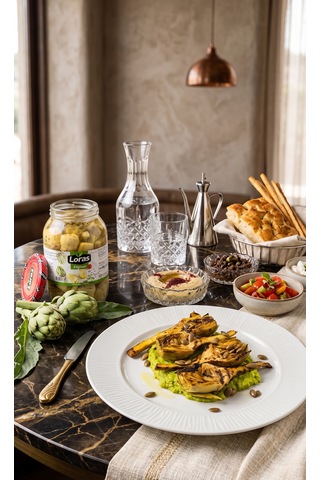 Loras İtalyan Tipi Bebek Enginar Kalbi 16-18 Adet 1370 Gr 1600cc