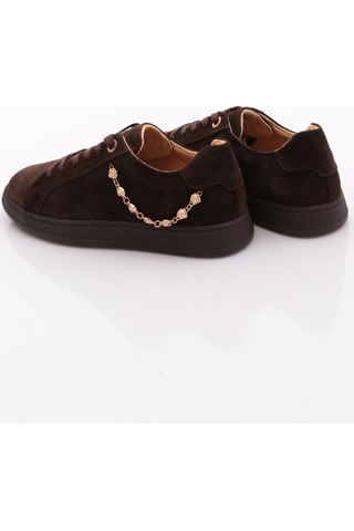 Dgn 26027 Kadin Comfort Ayakkabi Kahve Süet