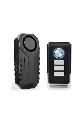 Kosona Ip65 Su Geçirmez Bisiklet Alarmı, Dayanıklı Pc Kasa, Titreşim Tespiti, 3 Zil Sesleri, Pil Düşük Uyarısı, Sf22r Modeli