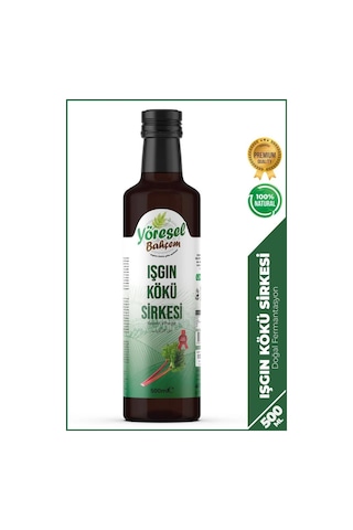 Yöresel Bahçem Işkın Kökü Sirkesi Doğal Fermantasyon 500ml