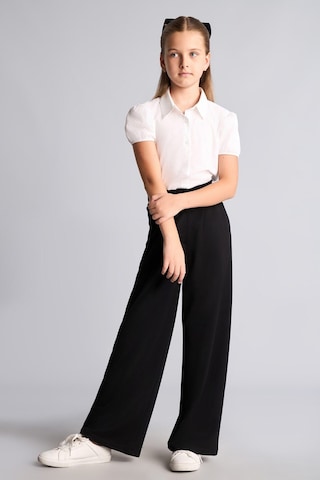 Defacto Yüksek Bel Çift Düğmeli Wıde Leg Pantolon Kız Çocuk I6731a826aubk81 Siyah-bk81