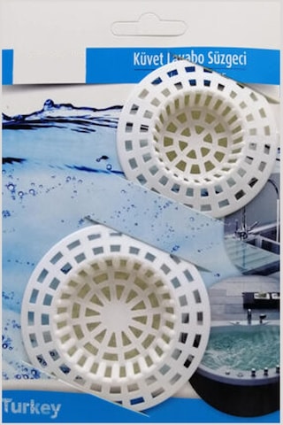 Markafox Lavabo Süzgeci Plastik Evye Süzgeç 2'li 1410