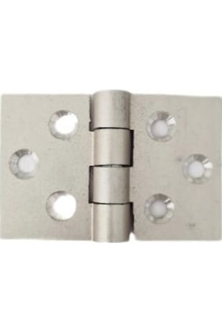 Alüminyum 4 Cm Geniş Sabit Mentese 40 X 60 X 2 Mm / 10 Adet