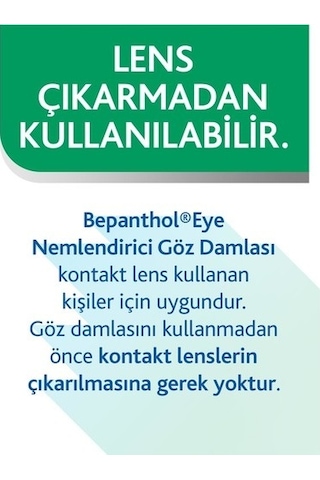 Bepanthol Eye Nemlendirici Goz Damlası Çoklu Doz 10 ml