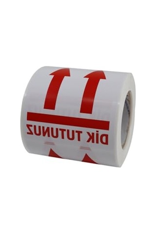 70mm X 80mm Dik Tutunuz Etiketi, 250 Adet Rulo 10