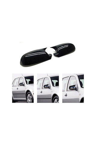 Vw Golf 4 Batman Yarasa Ayna Kapağı Piano Black 1998-2003