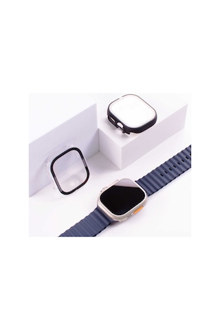 Watch 7 45mm Şeffaf Kasa Ve Ekran Koruyucu Mkst Watch Gard 13 - Renksiz