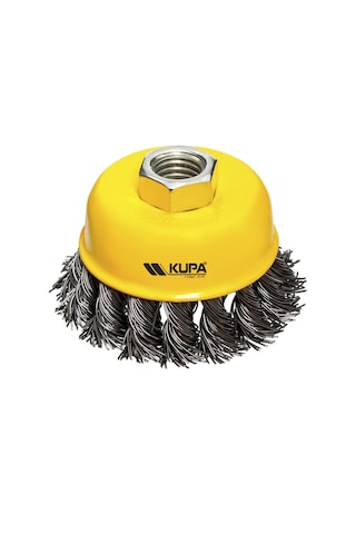 Kupa Çanak Tel Fırça Burgulu 75 Mm.