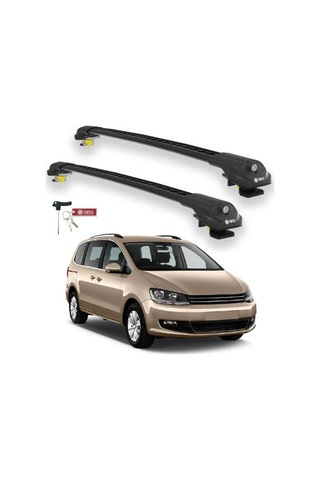Turtle Volkswagen Sharkan 7n 2010-2020 Ara Atkı Air1 Siyah