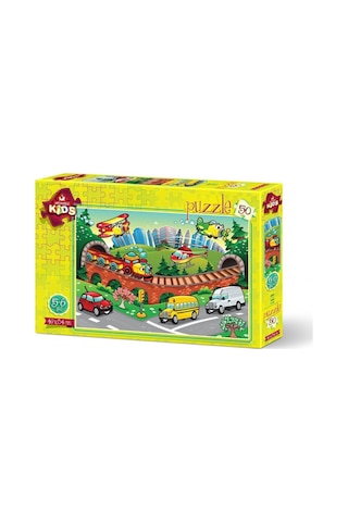 Art Puzzle Kids 50 Parça Taşıtlar Ve Trafik Çocuk Puzzle